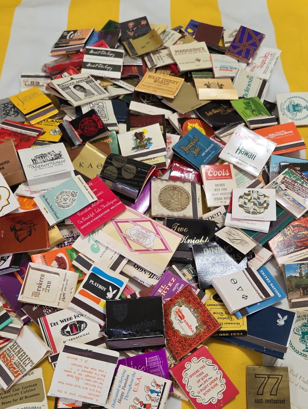 15 Random Vintage Matchbooks Mystery Lot Advertising Casino Hotel Restaurant Ect